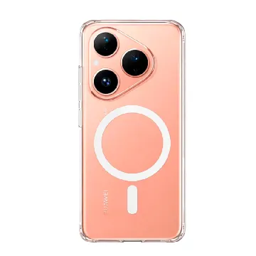 Противоударная накладка Cabal Premium Clear Case c MagSafe для Huawei Pura 80 прозрачная