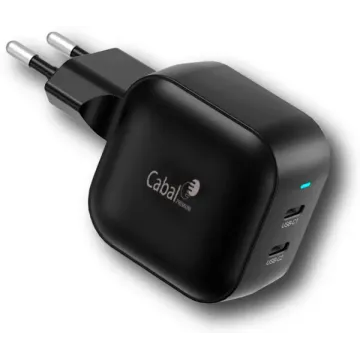 Сетевой блок Cabal Premium CP-TCH-481-2 48W (2*USB-C) PD series черный