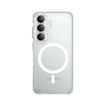 Противоударная накладка Cabal Premium Clear Case c MagSafe для Samsung Galaxy S24 FE прозрачная