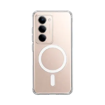 Противоударная накладка Cabal Premium Clear Case c MagSafe совместимая с Редми 15 прозрачная