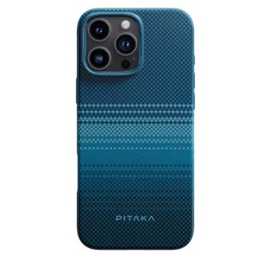 Чехол Pitaka Military-Grade для iPhone 16 Pro Max противоударный, цвет: восход Луны (Moonrise)