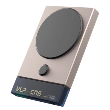 Внешний аккумулятор VLP Neo x СПБ Северное лето с поддержкой MagSafe, Qi2, 5000 мА·ч SSB, 3A, USB-C (Серо-синий)