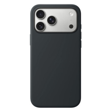 Чехол Тор силиконовый с кнопкой с поддержкой MagSafe для iPhone 17 Pro Max (Черный)