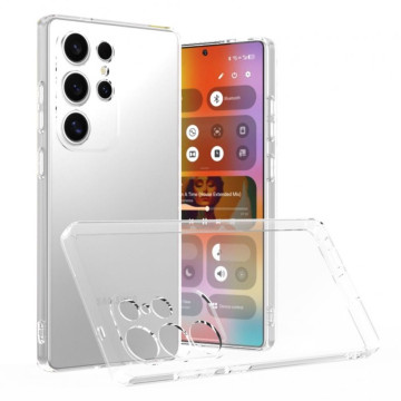 Чехол силиконовый для Samsung Galaxy S25 Ultra (Прозрачный)