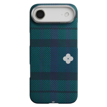 Чехол Pitaka Ultra-Slim Case Flora in Grid для iPhone Air, цвет: лесной рассвет (Forest Dawn)