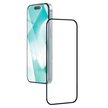 Защитное стекло VLP 2.5D Matte для iPhone 16 Pro (C черной рамкой)