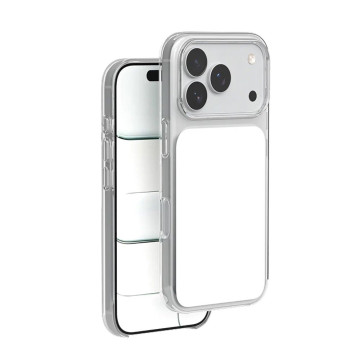 Чехол JUST USE Strong Protect с поддержкой MagSafe для iPhone 17 Pro Max (Прозрачный/Белый)