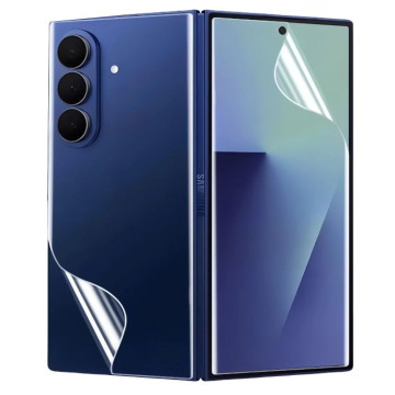 Защитная пленка для внешнего экрана Samsung Galaxy Z Fold 7 2в1 (Глянцевая)