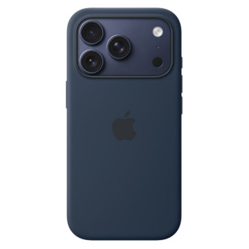 Чехол Apple Silicone Case с поддержкой MagSafe для iPhone 17 Pro Max, цвет: темно-синий (Midnight)