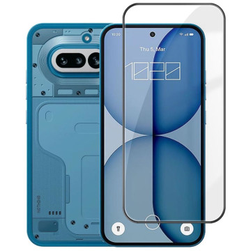 Защитное стекло для Nothing Phone (4a) (С черной рамкой)