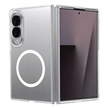 Чехол защитный Keephone X-Crystal с поддержкой MagSafe для Samsung Galaxy Z Fold 8 (Прозрачный)
