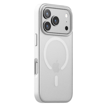 Чехол Gurdini Shockproof с поддержкой MagSafe противоударный для iPhone 17 Pro Max (Белый)