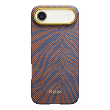 Чехол Pitaka Ultra-Slim Case Breath of Veins для iPhone Air, цвет: пылающий оранжевый (Burning Orange)