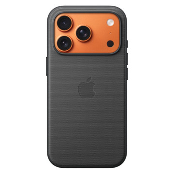 Чехол Apple TechWoven Case с поддержкой MagSafe для iPhone 17 Pro Max, цвет: черный (Black)