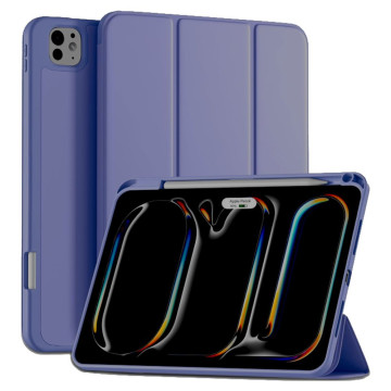 Чехол Gurdini Milano для iPad Pro 11" M4/M5 Series с отсеком для стилуса (pen slot) (Лавандовый)
