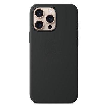Чехол Тор силиконовый с кнопкой с поддержкой MagSafe для iPhone 16 Pro (Черный)