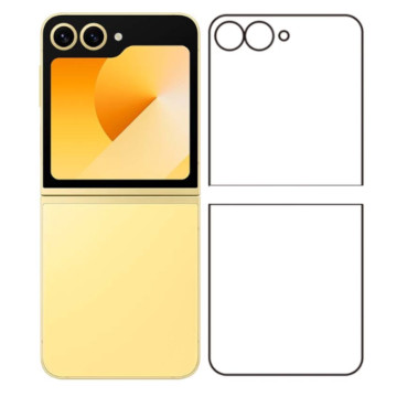 Защитная пленка для внешнего экрана Samsung Galaxy Z Flip6, 2в1 (Матовая)