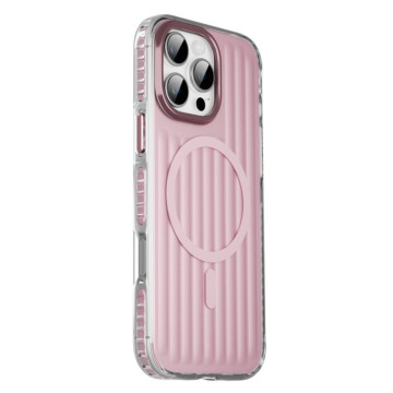 Чехол Gurdini Ocean Case с поддержкой MagSafe для iPhone 16 Pro (Розовый)