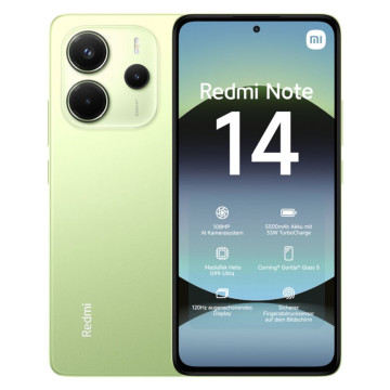 Телефон Xiaomi Redmi Note 14 8/128 ГБ, цвет: лаймово-зеленый(Lime Green)