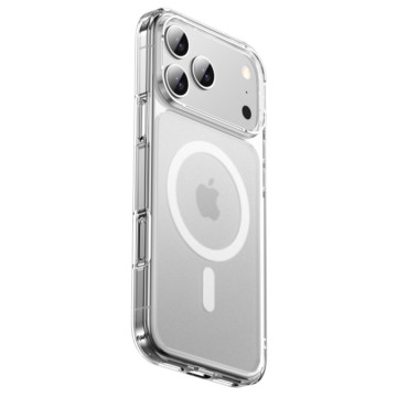 Чехол Gurdini Alba Series с поддержкой MagSafe для iPhone 17 Pro (Белый матовый)
