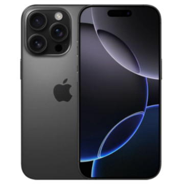 Телефон Apple iPhone 16 Pro 128 ГБ, цвет: черный титан (Black Titanium)