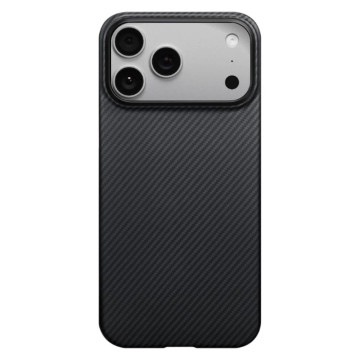 Чехол Pitaka Ultra-Slim Case для iPhone 17 Pro, цвет: черный/серый (Black-gray)