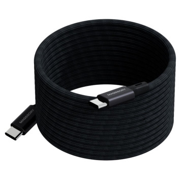 Кабель магнитный Magssory Link USB-C - USB-C, 240 Вт, 2.4 м (Черный)