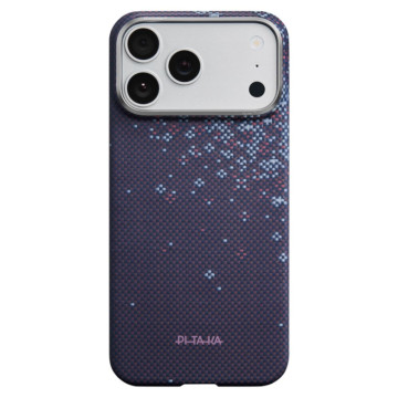 Чехол Pitaka Ultra-Slim Case Sakura Hours для iPhone 17 Pro Max, цвет: сумеречно-фиолетовый (Twilight Violet)