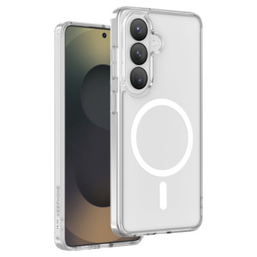 Чехол Keephone X-Crystal с поддержкой MagSafe для Galaxy S26 (Прозрачный)