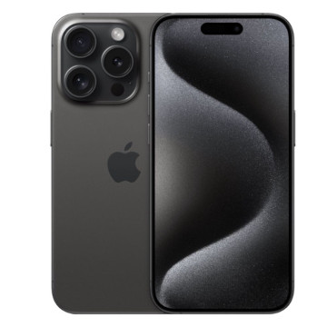 Телефон Apple iPhone 15 Pro Max 256 ГБ, eSim (электронная SIM-карта), цвет: черный титан (Black Titanium)