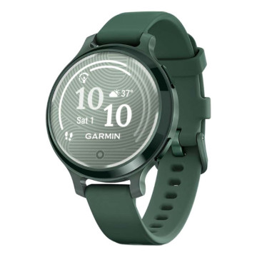 Умные часы Garmin LILY 2 Active 38 мм, корпус: яшмовый (Jasper), с зеленым силиконовым ремешком (Green Band)