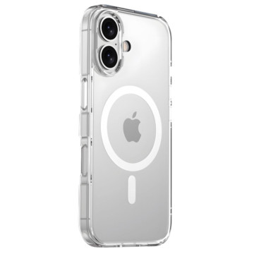 Чехол Gurdini Alba Series с поддержкой MagSafe для iPhone 17 (Белый матовый)