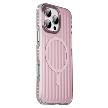 Чехол Gurdini Ocean Case с поддержкой MagSafe для iPhone 15 Pro Max (Розовый)