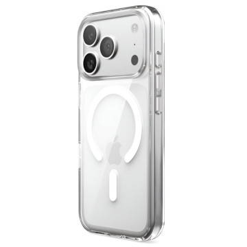 Чехол Тор с кнопкой с поддержкой MagSafe для iPhone 17 Pro (Прозрачный)
