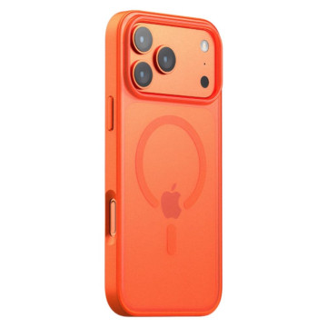 Чехол Gurdini Shockproof с поддержкой MagSafe противоударный для iPhone 17 Pro Max (Оранжевый)