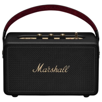 Портативная акустика Marshall KilBurn 3, цвет: черная/латунь (Black/Brass)