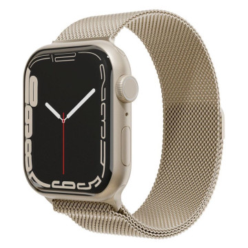 Ремешок VLP для Apple Watch 38/40/41/42 мм из нержавеющей стали сетчатый (Сияющая звезда)