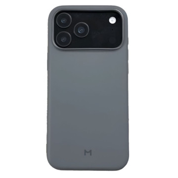 Чехол Magssory Silicone Case с поддержкой MagSafe для iPhone 17 Pro (Серый)