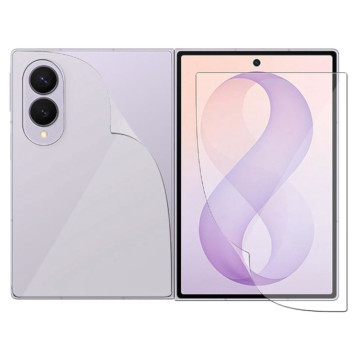 Защитная пленка для внешнего экрана Samsung Galaxy Z Fold 8 2в1 (Матовая)