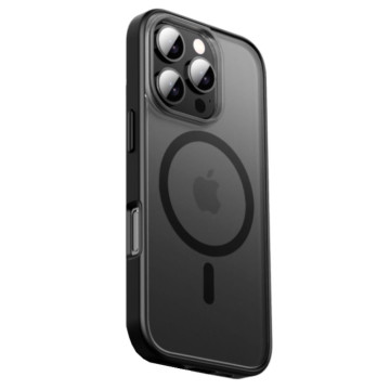 Чехол Gurdini Shockproof для iPhone 16 Pro противоударный с поддержкой MagSafe (Черный)
