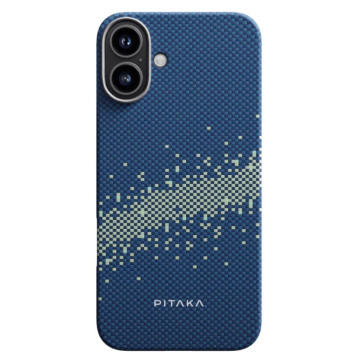 Чехол Pitaka StarPeak Tactile Woven для iPhone 16 Plus, принт: млечный путь (Milky Way Galaxy)