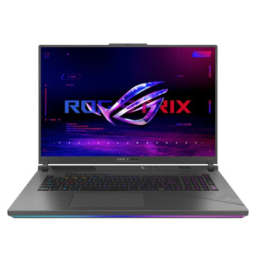Ноутбук Asus ROG Strix G18 (AMD Ryzen 9 8940HX, 16/1 ТБ SSD, DOS, RU) цвет: Серый (Grey) (G814PM-S8074) 2 года гарантии