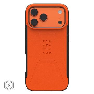 Чехол UAG Civilian с поддержкой MagSafe для iPhone 17 Pro (Оранжевый)