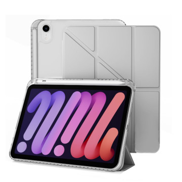 Чехол книжка Gurdini Origami для iPad mini (2021/2024) (Серый)