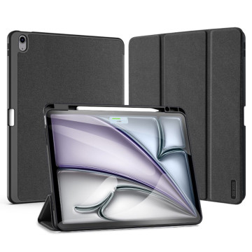 Чехол Dux ducis Domo Series для iPad Air 13 с отсеком для стилуса (Чёрный)
