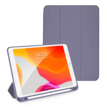 Чехол книжка Gurdini Milano для iPad 10.9"/iPad 11" с отсеком для стилуса (pen slot) (Лавандовый)