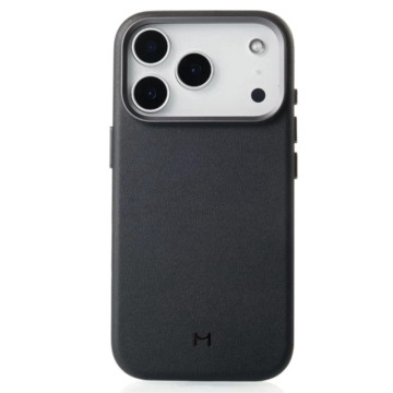 Чехол Magssory Eco-Leather Case с поддержкой MagSafe для iPhone 17 Pro (Черный)