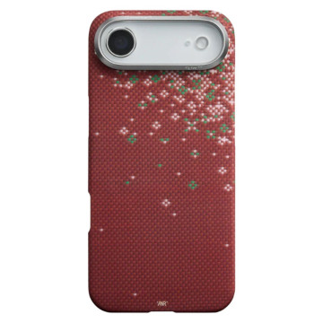 Чехол Pitaka Ultra-Slim Case Sakura Hours для iPhone Air, цвет: красный рассвет (Daybreak Red)