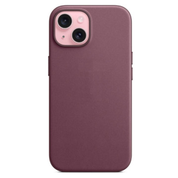 Чехол Тор с поддержкой MagSafe FineWoven Case для iPhone 15 Plus (Бордовый)