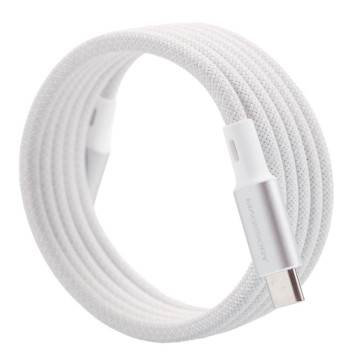 Кабель магнитный Magssory USB-C - USB-C, 60 Вт, 1.2 м (Белый)